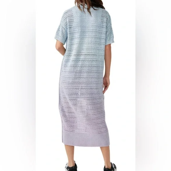 Free people knitted button down long cardigan - Picture 3 of 5